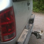 Dirt roads make for a dirty truck!